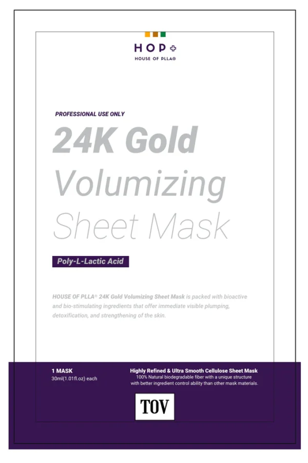 24K Masque En Feuille Volumisant